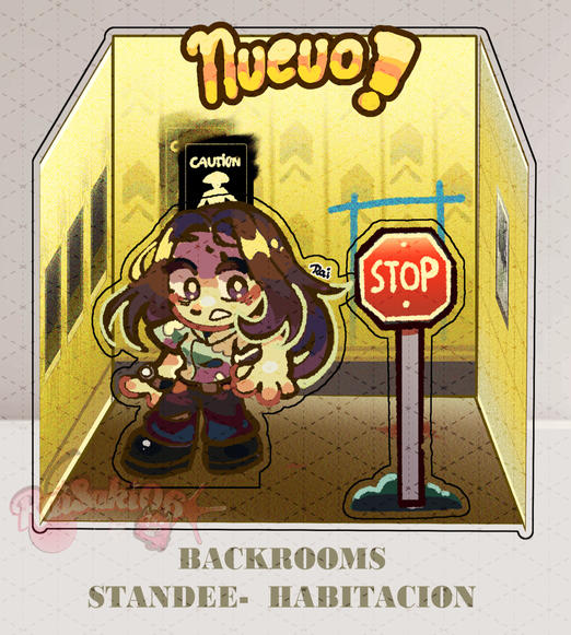 Backrooms Mary- standee habitacion